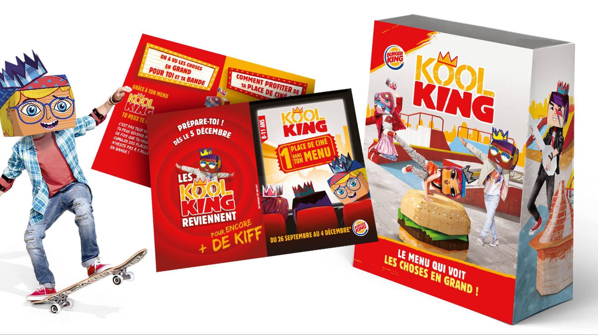 Les KoolKing reviennents ! 1 place de ciné dans ton Menu !